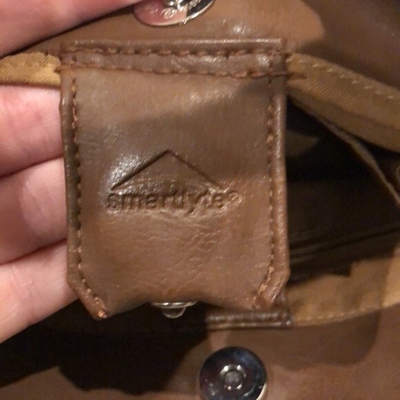 Smartlyte Tan Vintage Handbag Purse - Picture 13 of 14